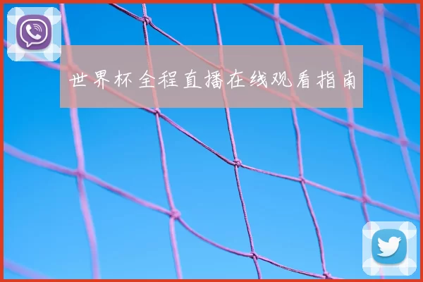 世界杯全程直播在线观看指南